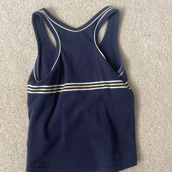 UNIONBAY, Small, navy blue tank top with stripes - Picture 3 of 3